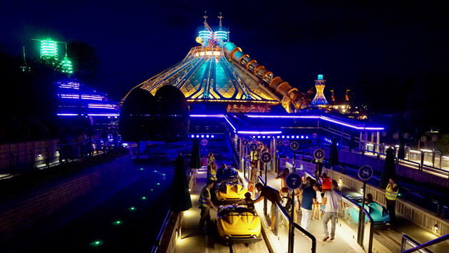 Space Mountain and Autopia at Disneyland Park, Disneyland Paris